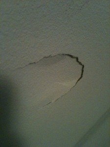 My Head Knocked a Hole in The Wall at My Parents House